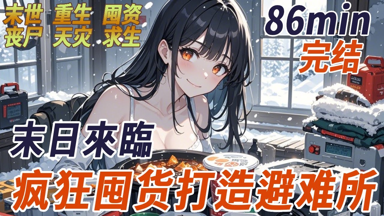 狂風暴雨降臨，全球氣溫驟降100度，我憑藉打折群的囤貨，在家裏建立避難屋，在末世生存！