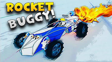 CRAZY FAST Rocket Buggy Build in a Vehicle Building Game - Main Assembly Gameplay