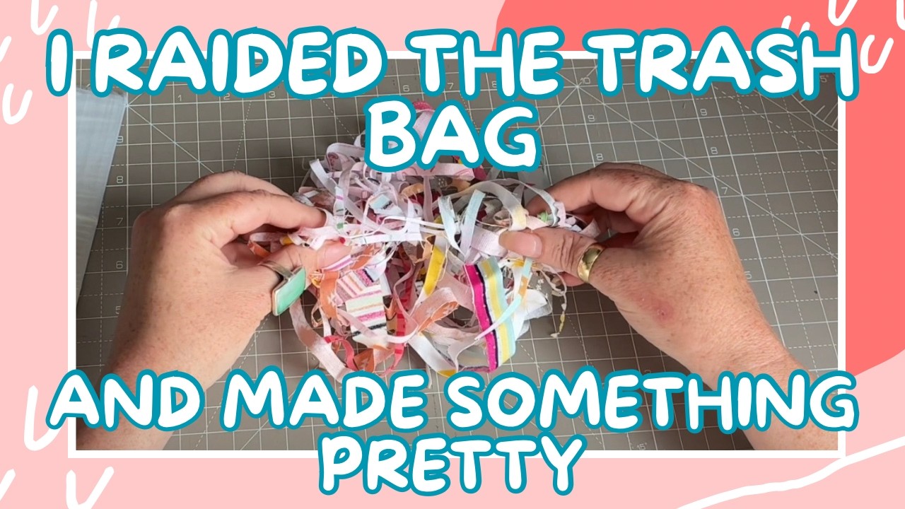 Turn Tiny Fabric Scraps and Crumbs into Unique Fabric Embellishments | DIY Handmade Card Tutorial