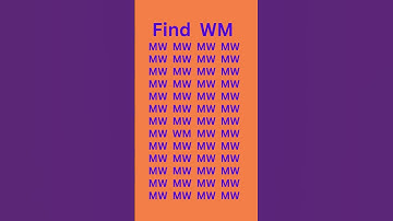 CAN YOU FIND WM??? #quizgames #maths #braintestsolution #game #brainmasti #quiz #puzzle