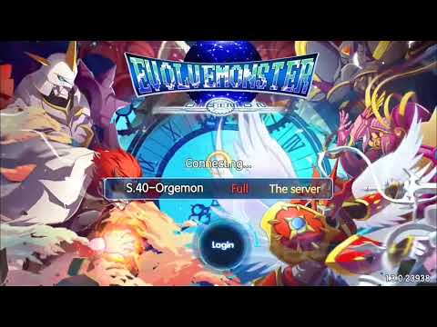 Evolve Monster Digimon - Login