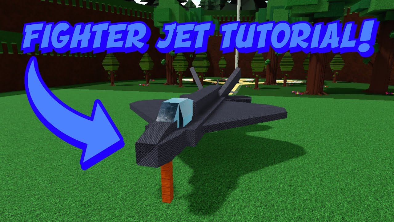How to make a Fighter Jet in Build a Boat for Treasure! - YouTube