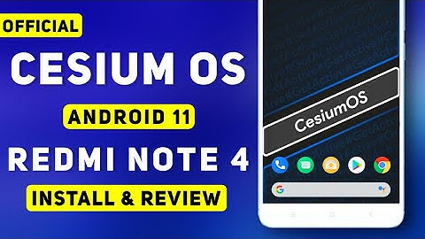 Redmi Note 4 - Android 11 Cesium OS 3.1 Official Rom | Daily Usage Yes Or No? | Install & Review