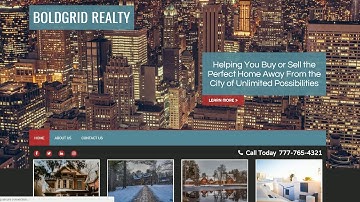 Easily Create Beautiful Real Estate Websites with BoldGrid