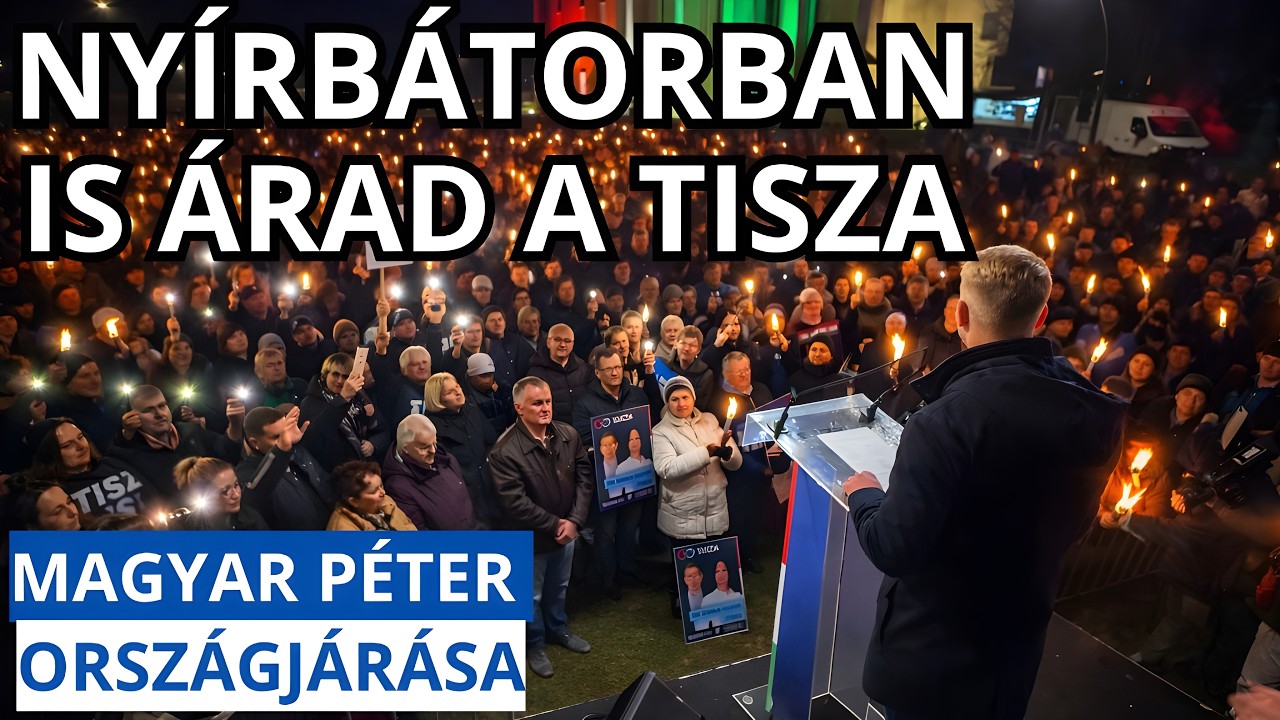 Magyar Péter országjárása - NYÍRBÁTOR - TISZA  #tiszapárt #magyarpeter
