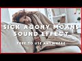 Sick Agony Moans Sound Effect - No Copyright, FREE Sound Effects, Royalty Free, Vlog Creation