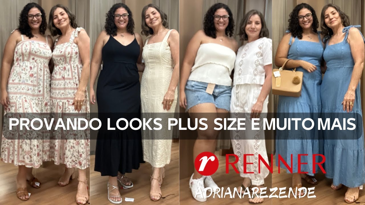PROVADOR RENNER: LOOKS  PLUS SIZE LINHA ASHUA E MUITO MAIS #provadorrenner #cupomrenner #plussize
