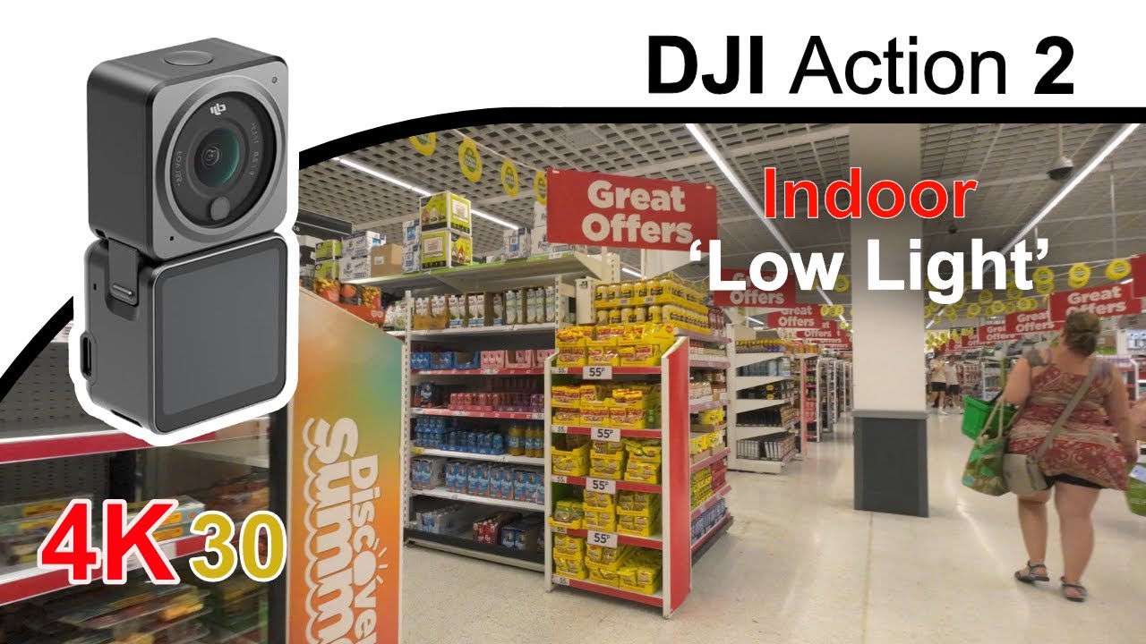 DJI Action 2 Indoor ‘Low Light’ Test 4K 30 YouTube
