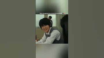 Thumbnail of School's popular boy sits near her 😲🥰 #jdrama #japanese #kiminitodoke #shorts