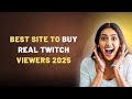 Best Site To Buy Real Twitch Viewers 2025 | FollowersPanda Full Review &amp; Guide