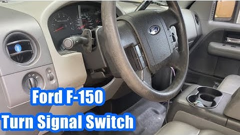 Ford F-150 Turn Signal Switch Replacement 2004-2008. Wiper Switch/Hazard Light Assembly
