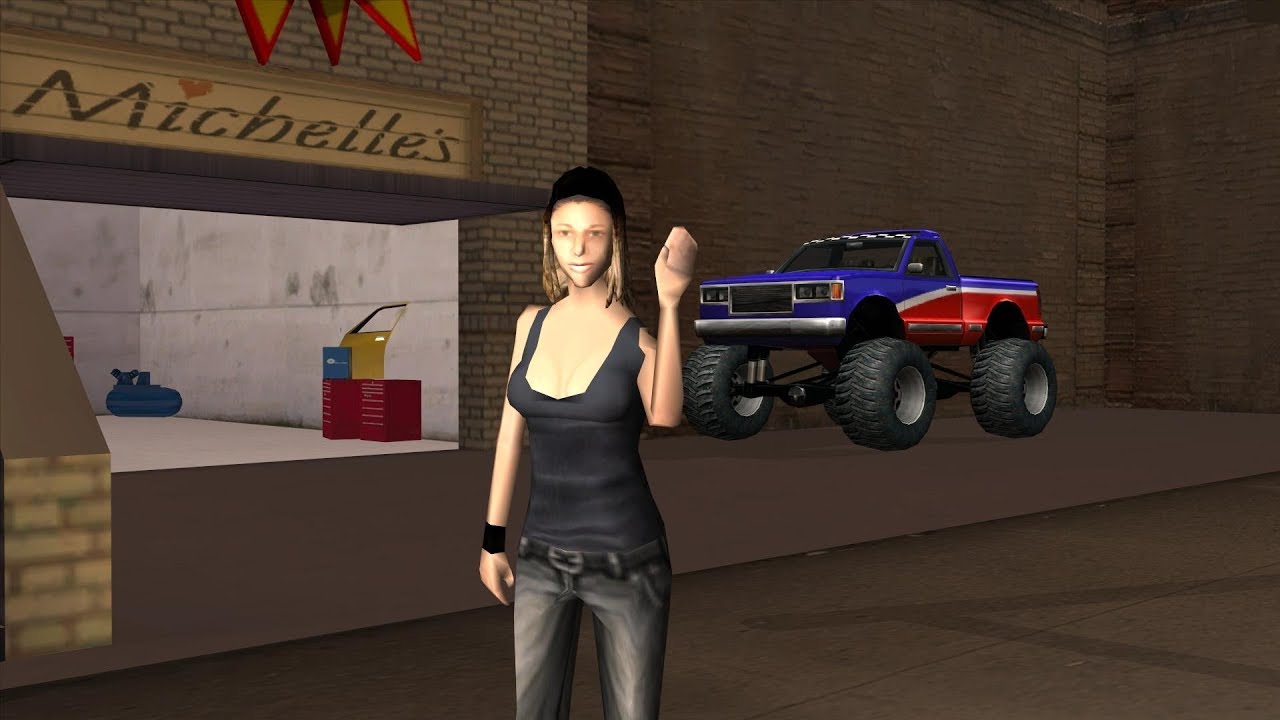 GTA San Andreas - Girlfriend #5 - Michelle Cannes (1080p)