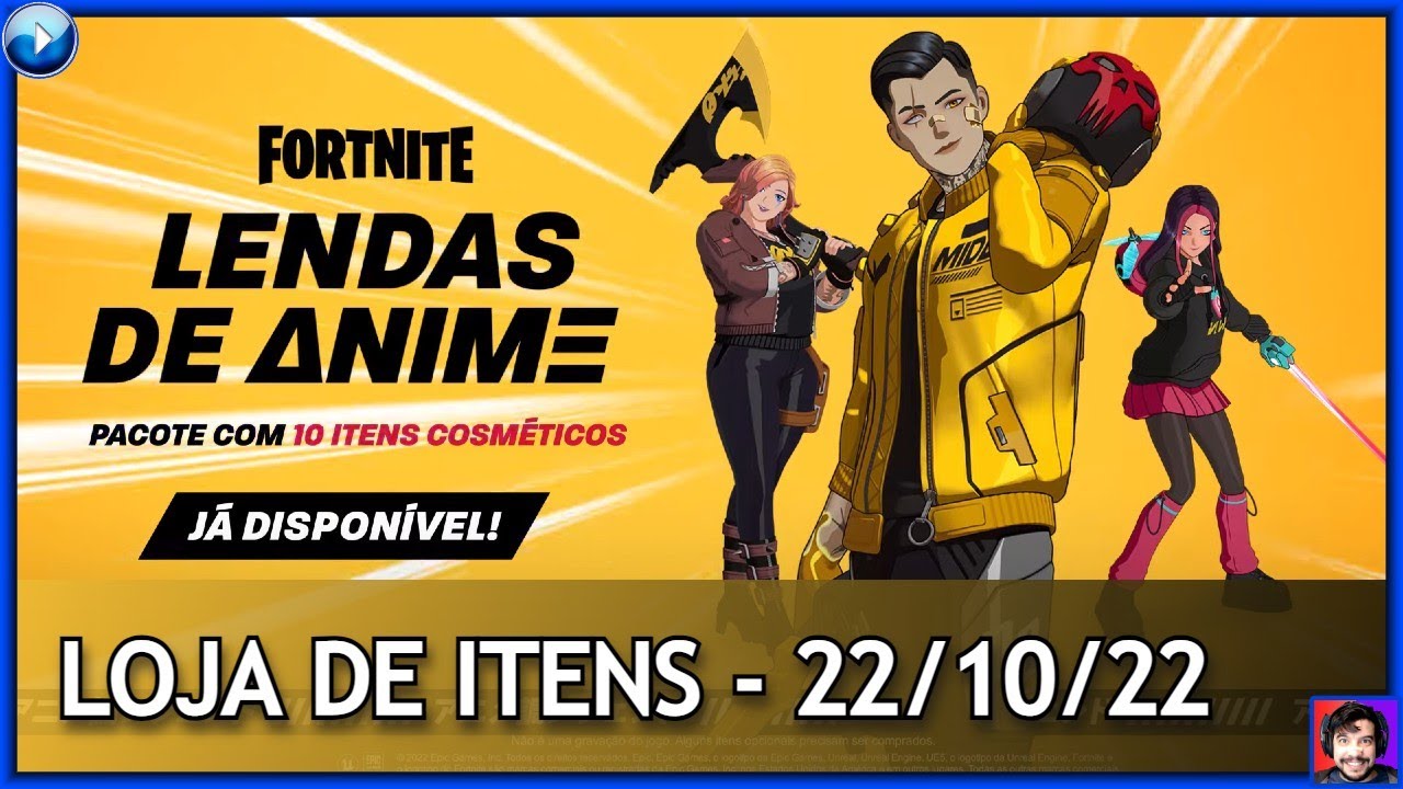 Pacote Lendas de Anime - Epic Games Store