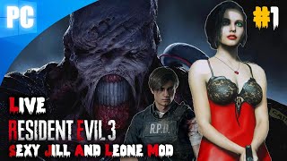 Resident Evil 3 Remake Y Jill And Leon Mod Live Gameplay Part 1No Commantary