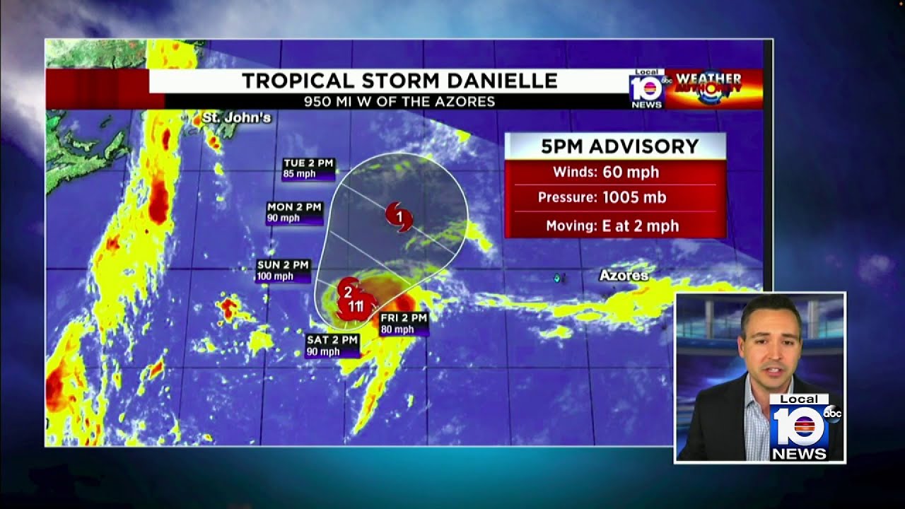 Hurricane Danielle is Atlantic's First This Year