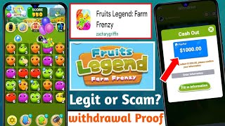 Fruits Legend Farm Frenzy $1000 PayPal Cash Out |Fruits Legend Farm Frenzy Review|Online earning app screenshot 3