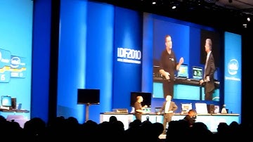 Sandy Bridge demo -- IDF 2010