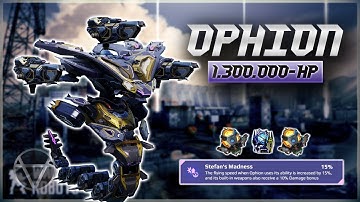 [WR] 🔥 1.3 Million HP Ophion w/ Labrys – Mk3 Gameplay | War Robots