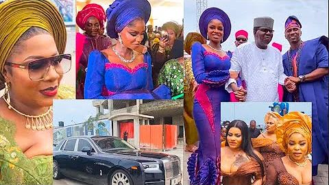 #JP2025! IYABO OJO DAUGHTER PRISCILLA & JUMA JUX TRADITIONAL WEDDING! TOYIN ABRAHAM