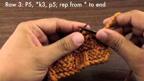 How to Knit the Basketweave Stitch (English Style)