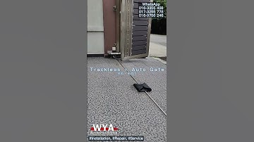 Trackless + Auto Gate #trackless #autogate #service #installation #home #selangor #malaysia