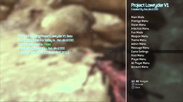 [MW2/1.14] Project Lowryder v1 RTE Menu hosted by DiversifyHaX