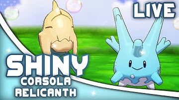 Pokémon ORAS - LIVE SHINY CORSOLA & RELICANTH After 53 DexNav Encounters (Twitch Highlight)
