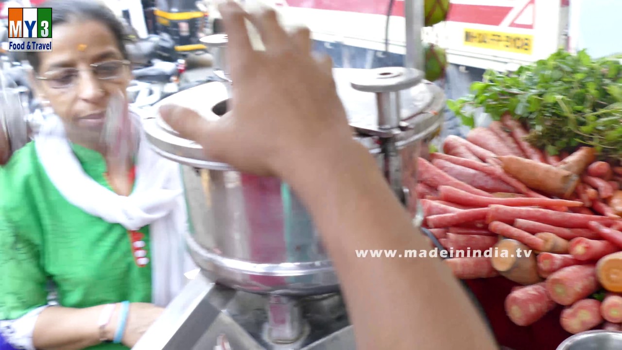 GAJAR JUICE MAKER IN INDIAN STREETS |   Carrot Juice | HEALTHIEST STREET FOODS IN INDIA street food
