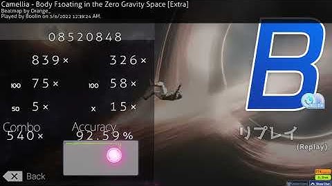 my coolest score ever? | body f10ating in the zero gravity space dt run