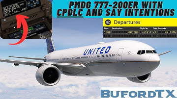 Using ACARS/CPDLC with Say Intentions on the PMDG 777!