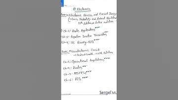 EEE Job Preparation Mandatory Topics