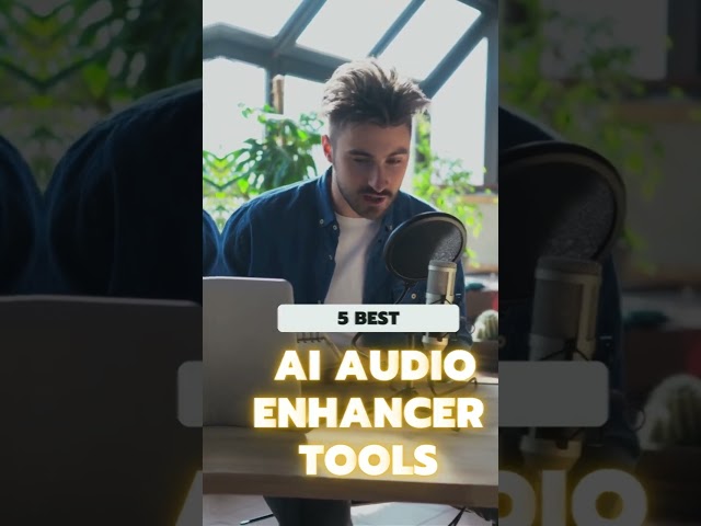 Top 5 Best AI Audio Enhancers for Audio Denoise #shorts class=