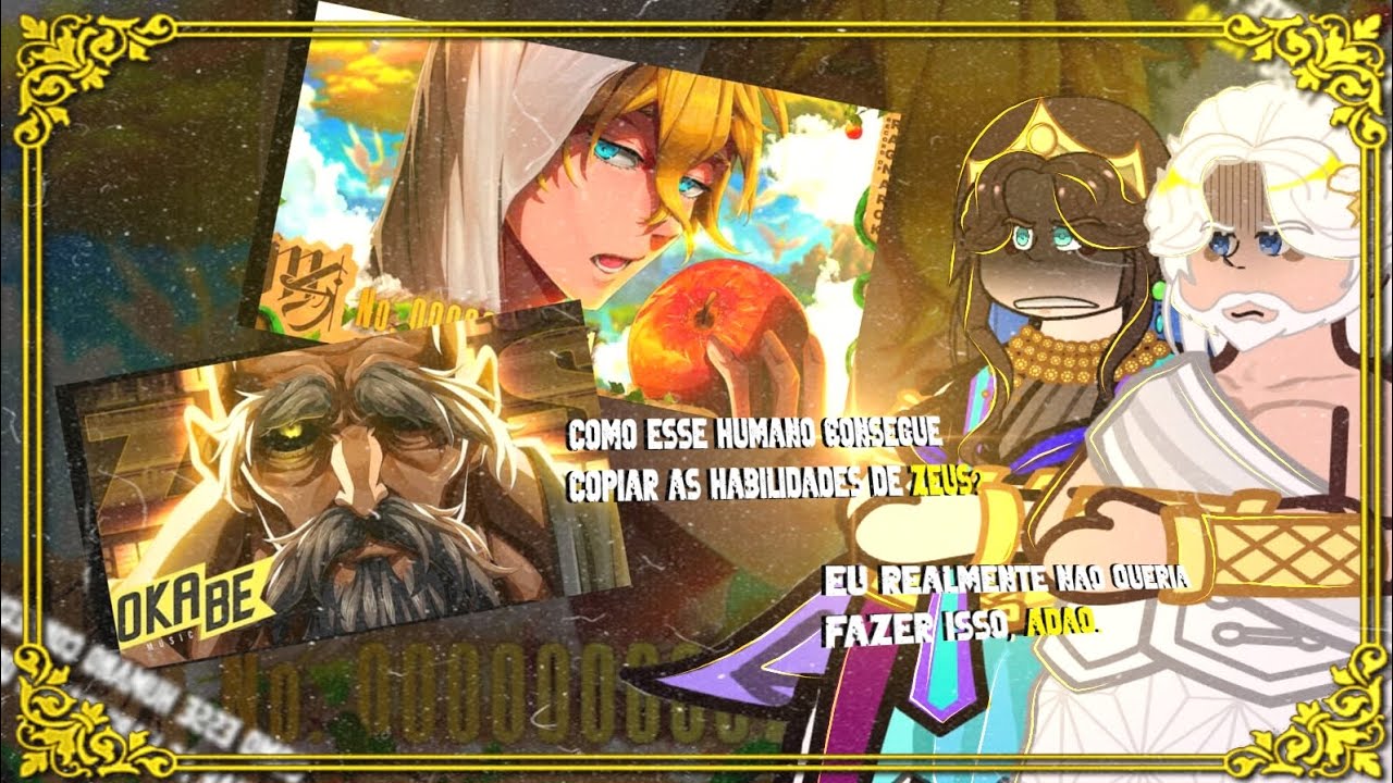 🏛️🍎⚡Panteão Grego| React to | ♪ Zeus vs Adão|Pai do cosmos & No.00000000001  | Okabe & M4rkim ⚡🍎🏛️