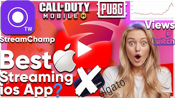 Best Gaming Stream App for iPhone/iPad |Stream Champ |U can use Custom Overlay. How To stream Pubg?