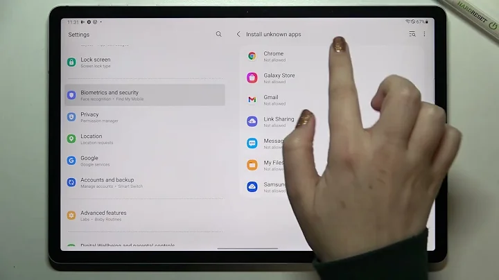 How to Allow Unknown Sources in SAMSUNG Galaxy Tab S7 FE – Allow Installation