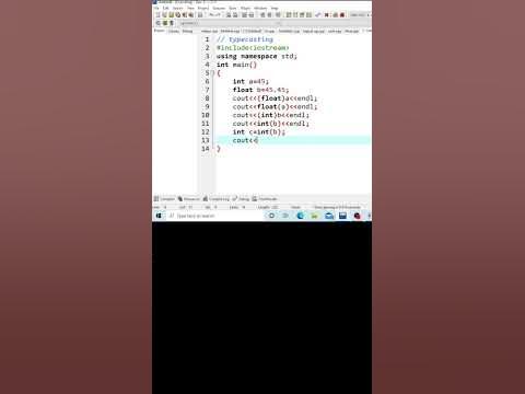 typecasting C++ Language Coding For beginners programming language # ...