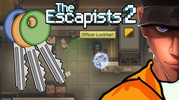 The Escapists 2 H.M.P OFFSHORE Finding Keys! Red and Cyan | Let