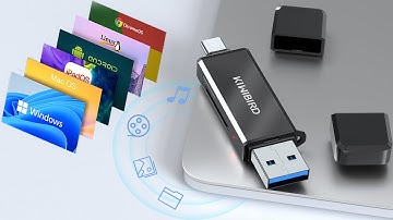 KiWiBiRD USB C Card Reader, Micro SD to Type C USB 3.0 Card Adapter for SDHC SDXC MicroSD UHS-I Card
