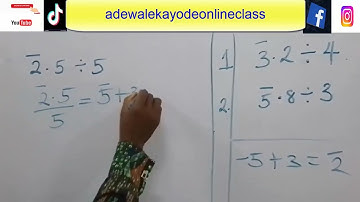 Logarithms of numbers less than 1: Division ➗