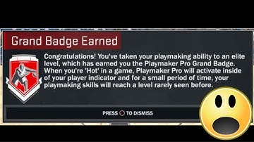 NBA 2K17|HOW TO GET POINT FOWARD PRO GRAND BADGE!
