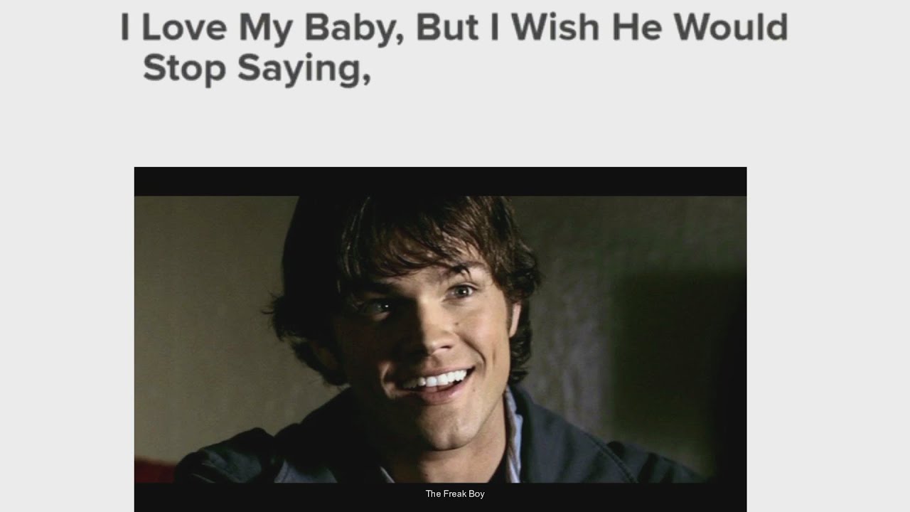 Wincest crack because we own this show