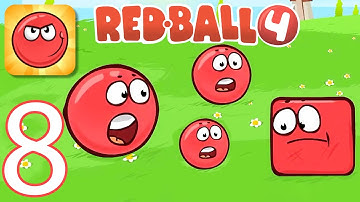 Red Ball 4 - Gameplay Walkthrough - All Levels/Chapters/Episodes - Part 8 - (iOS, Android)