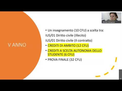 Incontro per la compilazione dei piani di studio - Corso di LMCU in Giurisprudenza