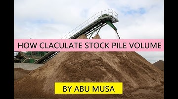 Calculating a Stockpile Volume from Point  Data in Civil 3D | By Abu Musa