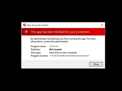 How To Fix This App Has Been Blocked For Your Protection