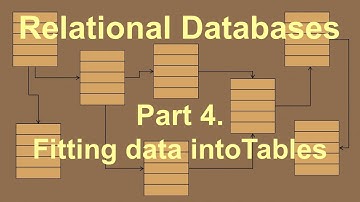 Relational Database. Informal Introduction. Part 4 Fitting various data into tables
