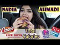 Mukbang Calorie Counting .... GrubUnleashed27 ... Nadia Ahmadi