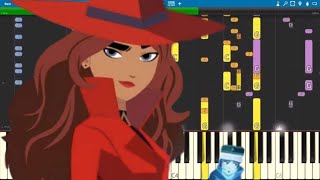 IMPOSSIBLE REMIX - Carmen Sandiego Theme Song - Piano Cover - Netflix