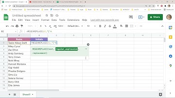 How To Easily Get Initials From Names In Google Sheets
