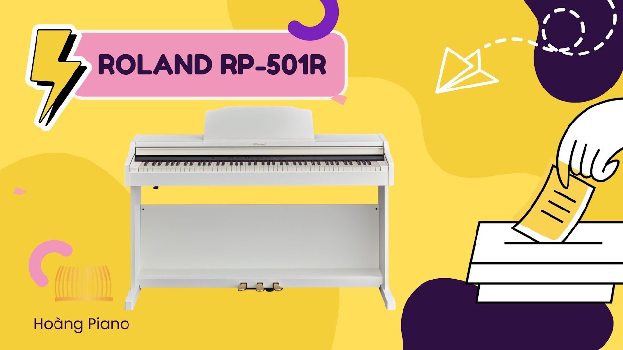 Piano điện Roland RP-501R nhỏ gọn và giá tốt cho sinh viên - YouTube